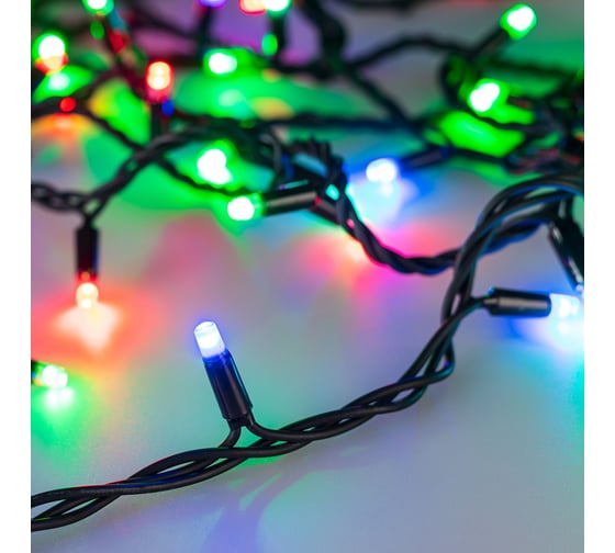 Изображение товара Светодиодная гирлянда Ardecoled ARD-STRING-PRO-10000-BLACK-95LED-LIVE RGBW-DMX 031751