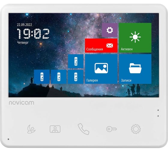 Изображение товара Видеодомофон Novicam unit 7 fhd для квартиры, дома и офиса 4004