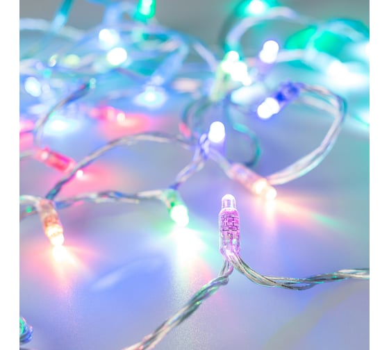 Изображение товара Светодиодная гирлянда Ardecoled ARD-STRING-CLASSIC-6000-CLEAR-40LED-LIVE RGB-SPI 028806