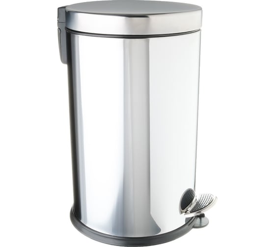Изображение товара Ведро с крышкой FIXSEN 12 л, хром 34024D
