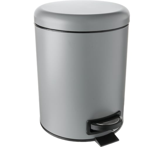 Изображение товара Ведро с крышкой FIXSEN 5 л, серый 34024K