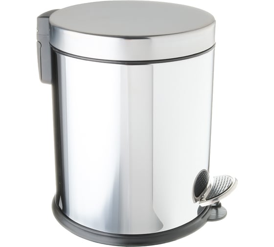 Изображение товара Ведро с крышкой FIXSEN 5 л, хром 34024