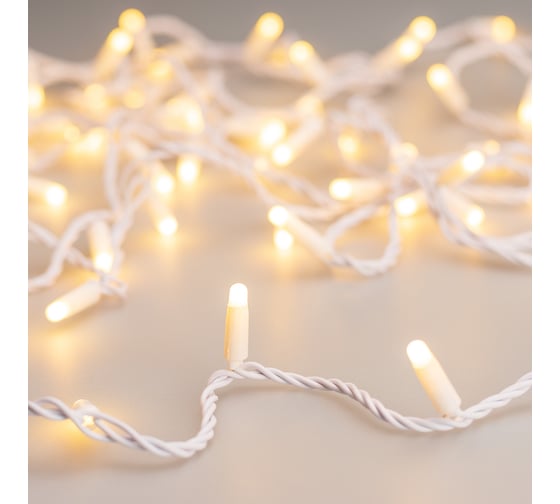 Изображение товара Светодиодная гирлянда Ardecoled ARD-STRING-CLASSIC-10000-WHITE-100LED-MILK-STD Warm, 031204