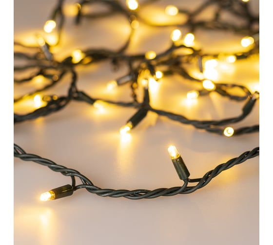 Изображение товара Светодиодная гирлянда Ardecoled ARD-STRING-PRO-1000-GREEN-100LED-PULSE Warm 031661