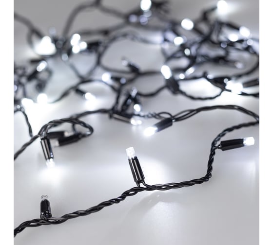 Изображение товара Светодиодная гирлянда Ardecoled ARD-STRING-CLASSIC-1000-BLACK-100LED-PULSE White 031651