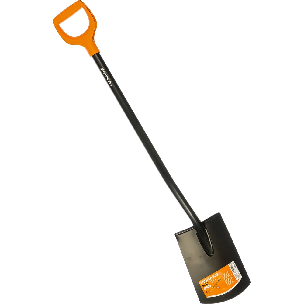 фото Лопата с закругленным лезвием fiskars solidtm 1026683