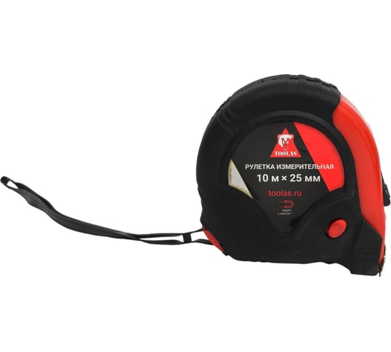 Изображение товара Рулетка TOOLAS МАГНИТ 10 м, 25 мм 00012584