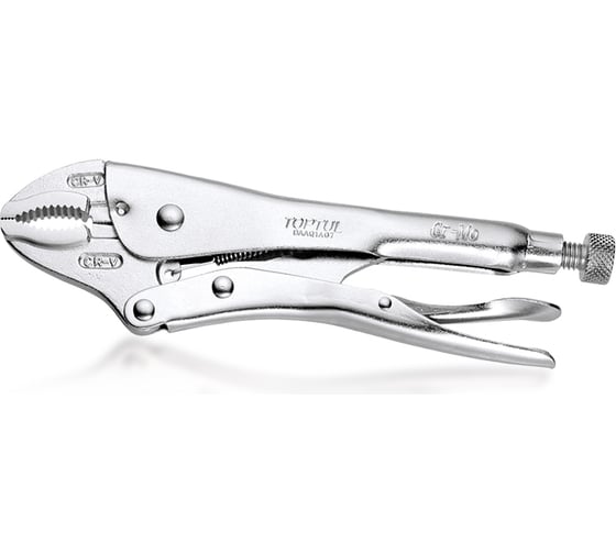 Изображение товара Зажим с фиксатором TOPTUL закругленный, 175 мм DAAQ1A07