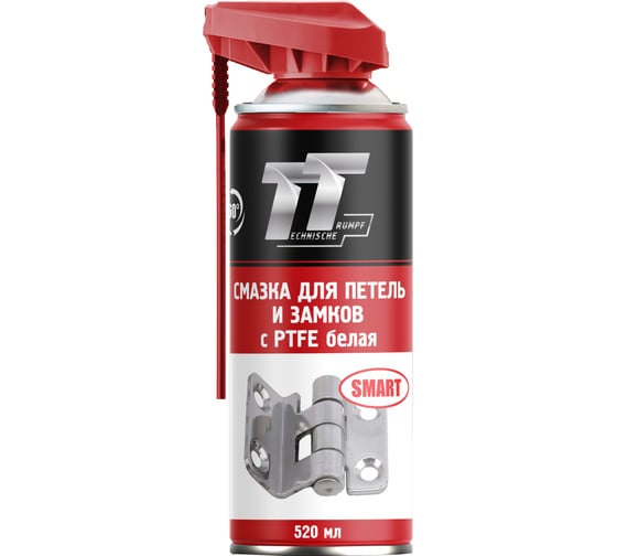 Изображение товара Смазка для петель и замков Trumpf Technische TT с PTFE белая Smart-360 520 мл, аэрозоль WHC-S360-05/61