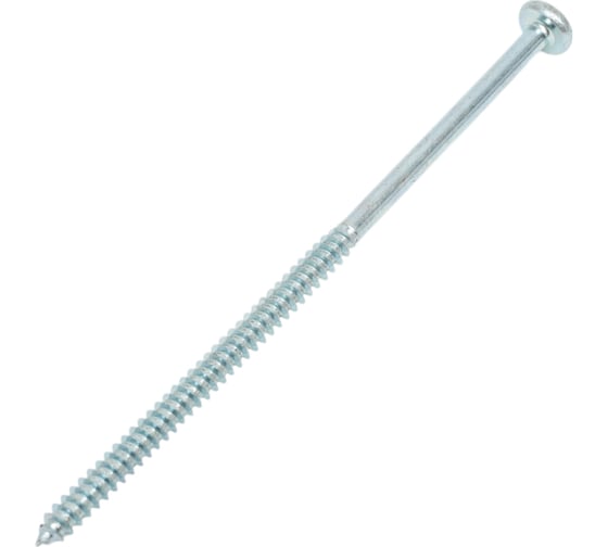 Изображение товара Саморез с полукруглой головкой ZAMETAL 5,5x120 мм, крест шлиц, DIN 7981, цинк, 50 шт. ZA100336