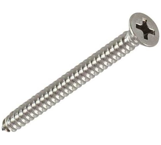 Изображение товара Саморез с потайной головкой ZAMETAL 6,3х60 мм, крест шлиц, DIN 7982, цинк, 200 шт. ZA101111