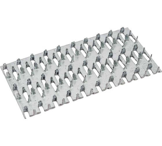 Изображение товара Гвоздевая пластина Tech-Krep оцинкованная, зуб 8 мм, 132х60х1,0 мм - накл. 124439