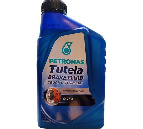 Изображение товара Тормозная жидкость Petronas 16161619 DOT SPEC.TUTELA TRUC синтетика SAEJ1703, канистра пластик 1л 76024E18EU