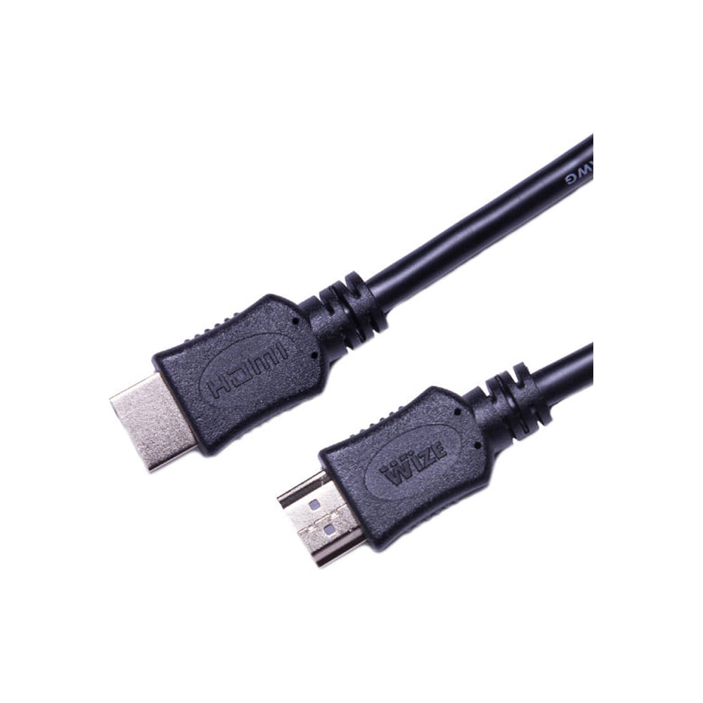 Изображение товара Кабель HDMI Wize C-HM-HM-0.5M 0.5 м, v.2.0, 19M/19M, 4K/60 Hz 4:4:4, Ethernet, позолоченные разъемы, экран, черный, пакет 6 121630 Изображение товара Кабель HDMI Wize C-HM-HM-0.5M 0.5 м, v.2.0, 19M/19M, 4K/60 Hz 4:4:4, Ethernet, позолоченные разъемы, экран, черный, пакет 6 121630