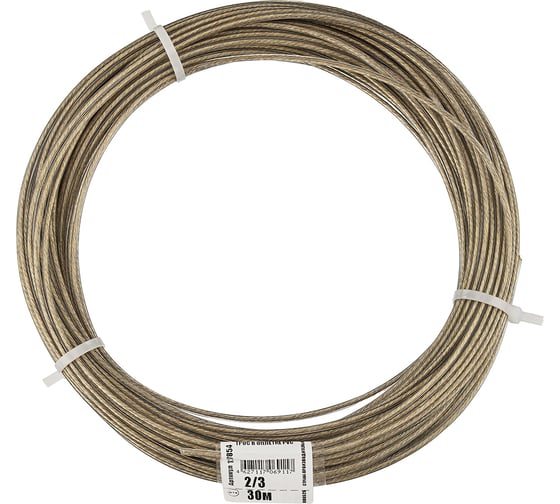 Изображение товара Трос в оплётке PVC 2/3 упак. 30м- накл. Zitar 127854