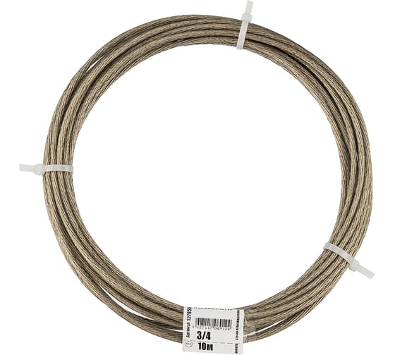 Изображение товара Трос в оплётке PVC 3/4 упак. 10м- накл. Zitar 127855