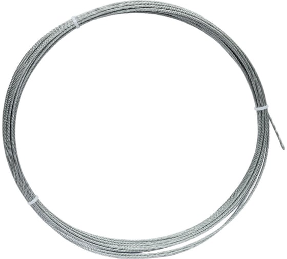 Изображение товара Стальной трос для растяжки DIN 3055, 2 мм, 10 м Tech-Krep 127842