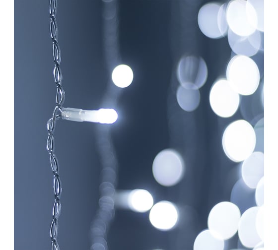 Изображение товара Светодиодная гирлянда Ardecoled ARD-CURTAIN-HOME-1500x1500-CLEAR-144LED White 024829