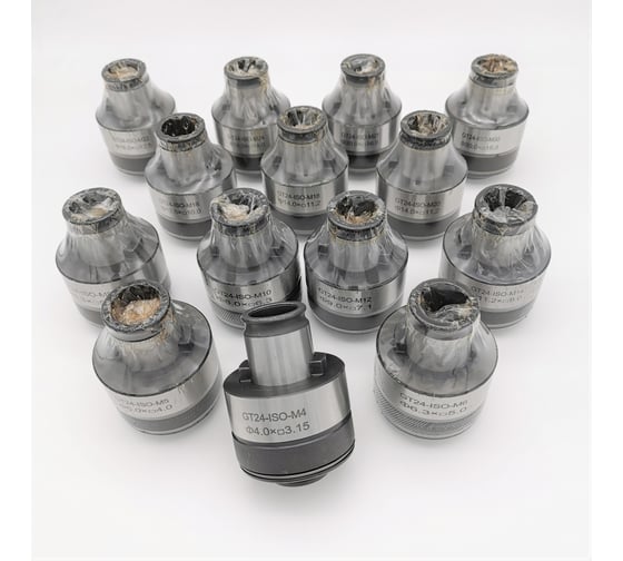 Изображение товара Набор цанг резьбонарезных GT24 (14 шт) М4-М30 ISO BESTE AC00920487