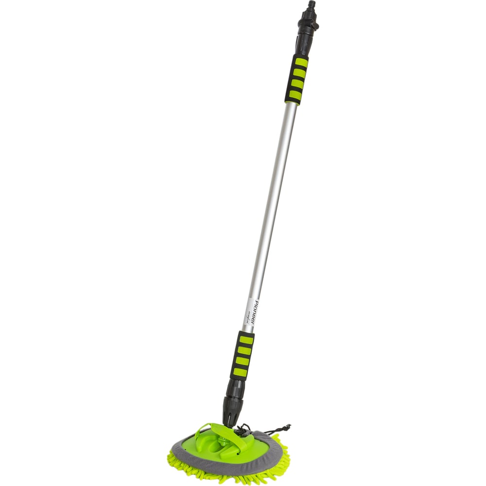Изображение товара Швабра Pioneer MS023 с телескопической рукояткой и насадкой из микрофибры