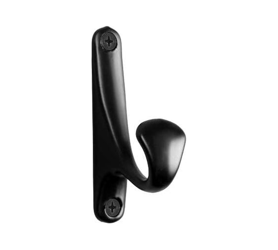 Изображение товара Мебельный крючок CAPPIO однорожковый, цвет черный 7069463