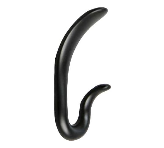 Изображение товара Мебельный крючок CAPPIO DUCK, двухрожковый, цвет черный 7599956