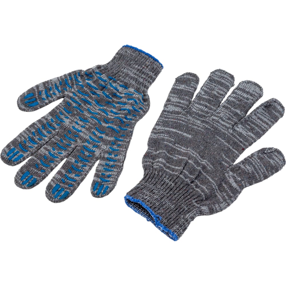Трикотажные перчатки Gigant трикотажные перчатки с пвх в 4 нити волна пара
