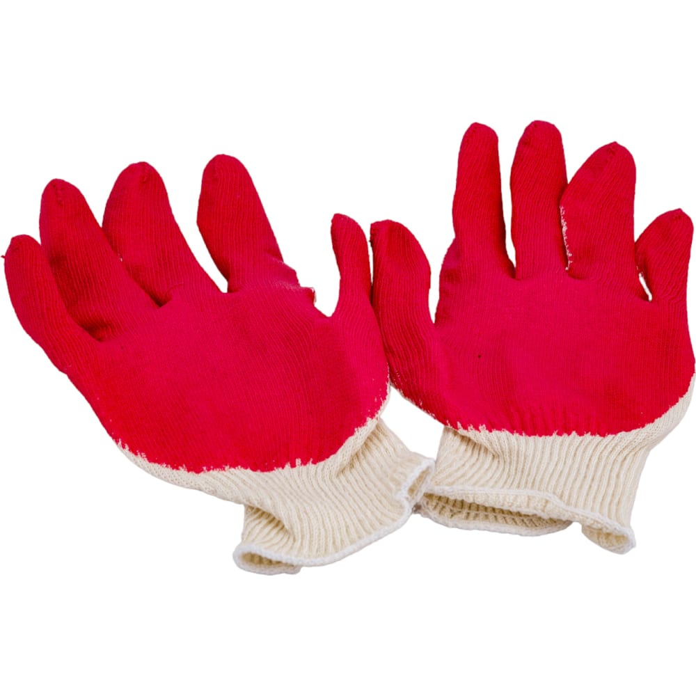 Перчатки Gigant хлопчатобумажные с защитой от скольжения перчатки зубр
