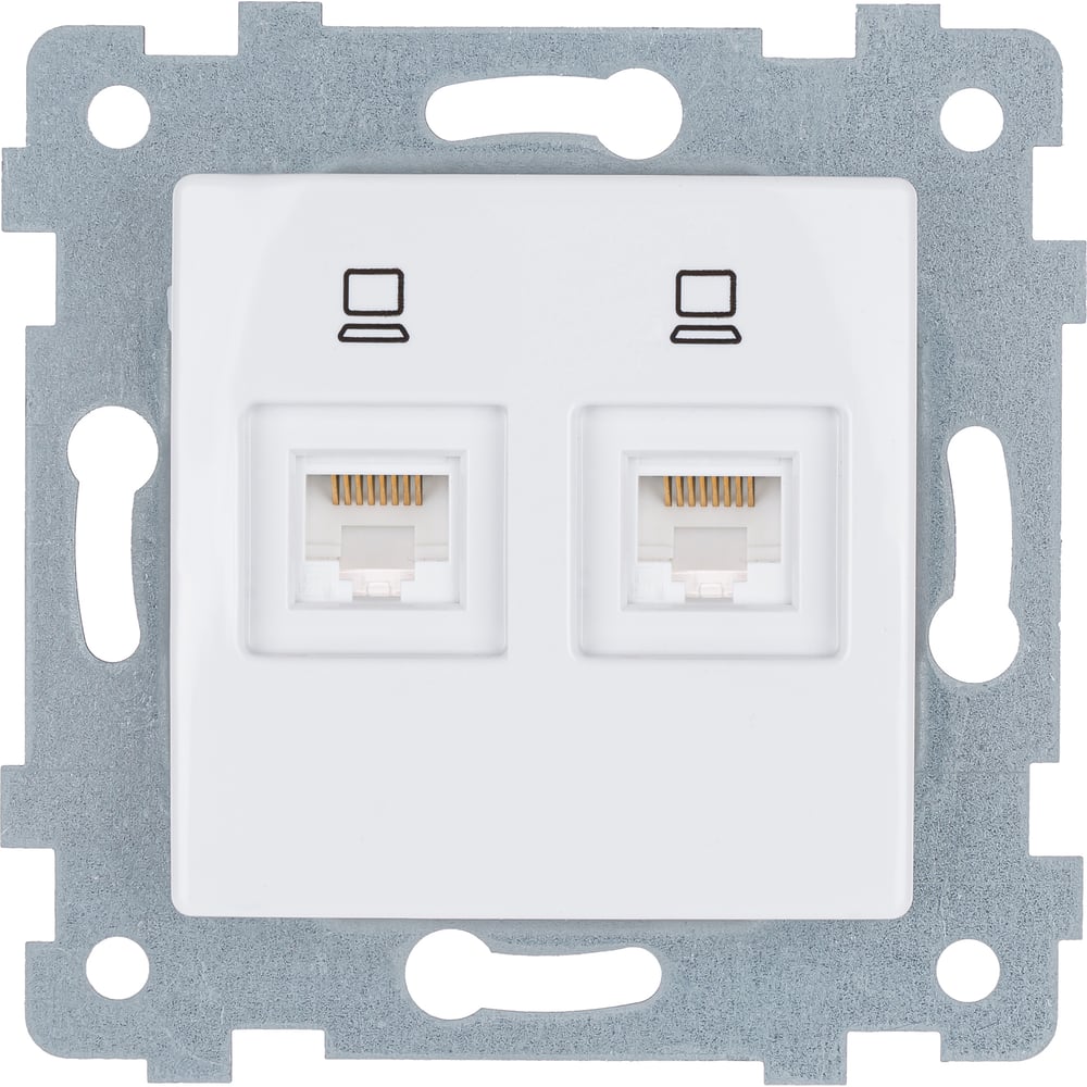 Изображение товара Механизм низковольтной розетки Кунцево-Электро 'Мария' с 2 гнездами