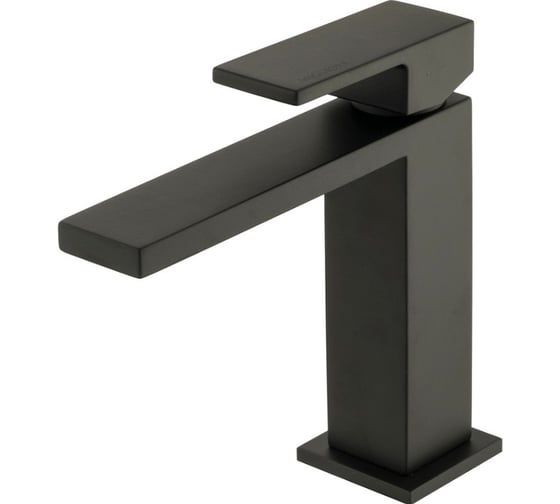 Изображение товара Смеситель для раковины Migliore KVANT плоский излив, CLICK-CLACK в комплекте, черный матовый 30434