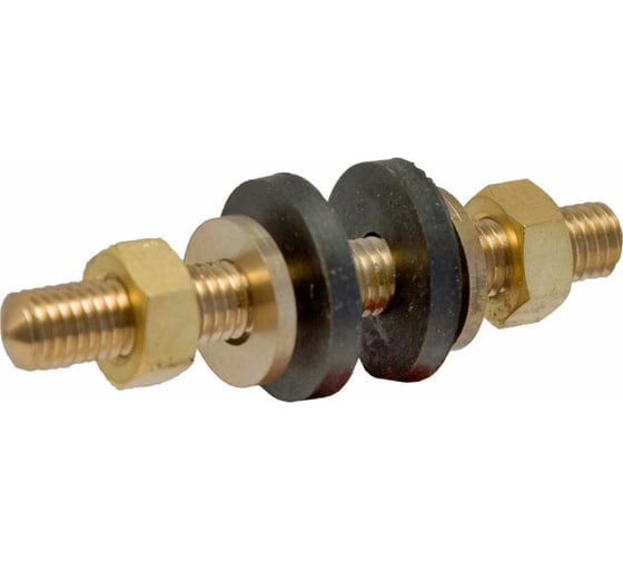 Изображение товара Крепеж для бачка Tech-Krep шпилька латунная с гайками для унитаза М8- пакет 137002