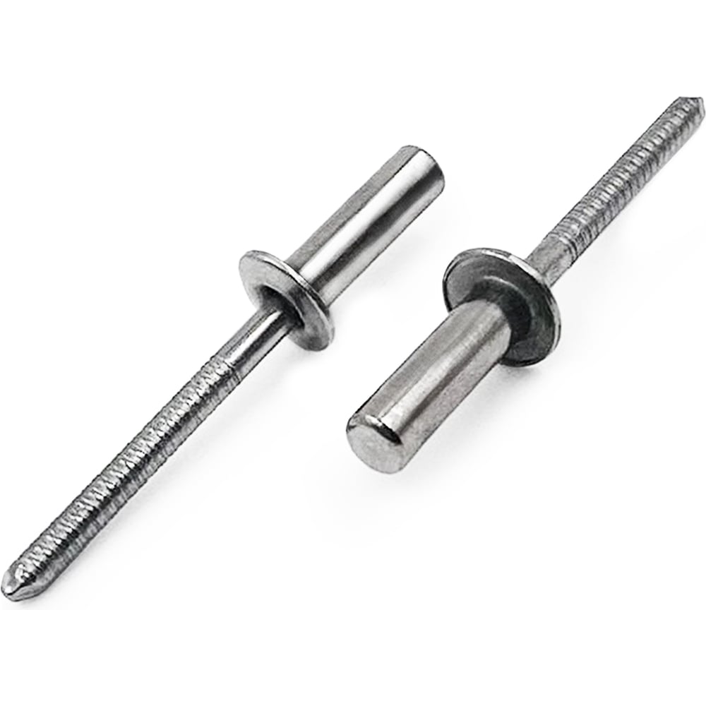 Изображение товара Нержавеющая вытяжная заклепка 4,8x10 мм KREPFIELD 500 шт для металлоконструкций