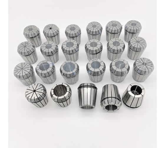 Изображение товара Набор цанг ER40 23шт, 4-26 мм, биение 0.008 мм BESTE AC01500963