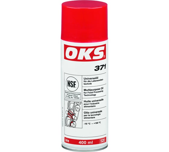 Изображение товара Универсальное масло с пищевым допуском 371 Аэрозоль 400 мл OKS 340157