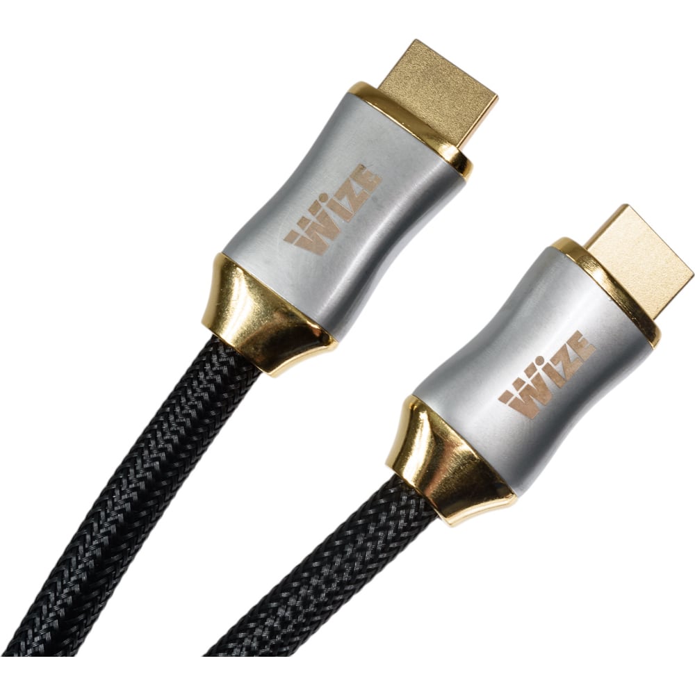 Изображение товара Кабель HDMI Wize WAVC-HDMI8K-1M 1 м, v.2.1, 19M/19M, 8K/120Hz/60Hz, 4K/144Hz/120Hz 4:4:4, eARC, HDCP 2.3/EDID/ HEC/CEC/ DDC, 30 AWG 139457