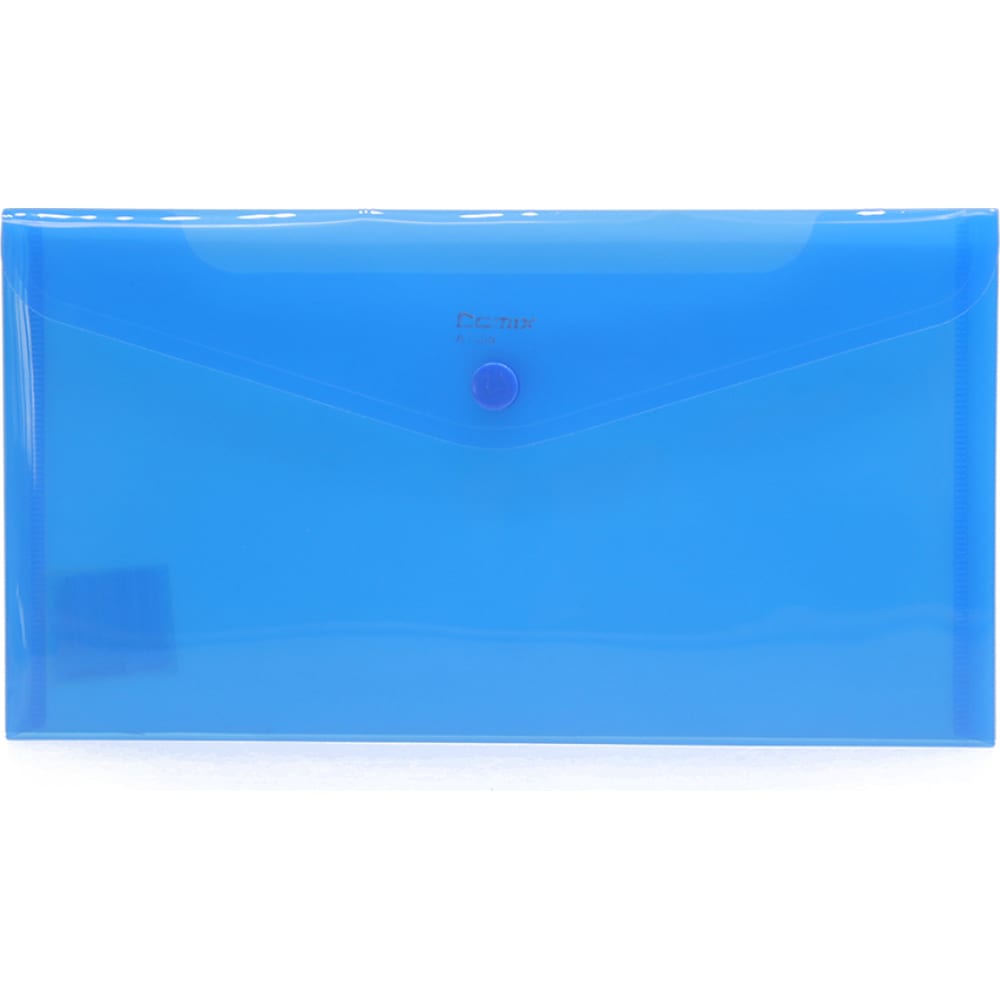 Папка-конверт COMIX конверт для денег с днём рождения букет синий тон 18 5х8 5 см