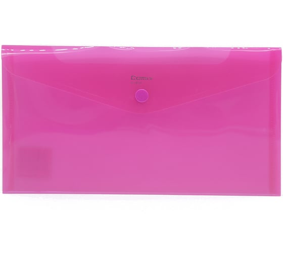 Изображение товара Папка-конверт COMIX BLAZE на кнопке 250x135 мм красная 12 шт в упаковке A1855 RD