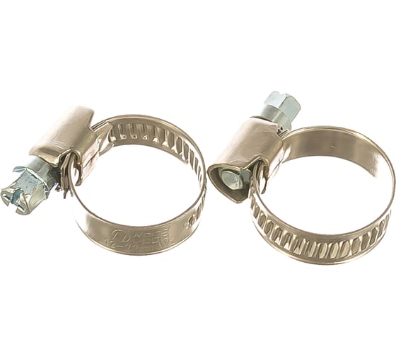 Изображение товара Обжимной хомут из нержавеющей стали Tech-Krep 12х22 2шт - ярлык 104043