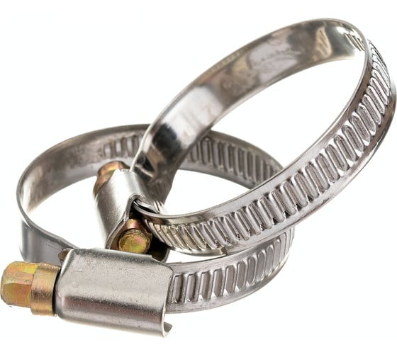 Изображение товара Обжимной хомут из нержавеющей стали Tech-Krep 25х40 2шт - ярлык 104046