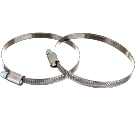 Изображение товара Обжимной хомут из нержавеющей стали Tech-Krep 70х90 2шт - ярлык 104052