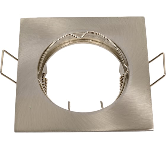 Изображение товара Стационарный литой светильник Светкомплект DS10 SN квадратный сатин-никель DS10SNMR16