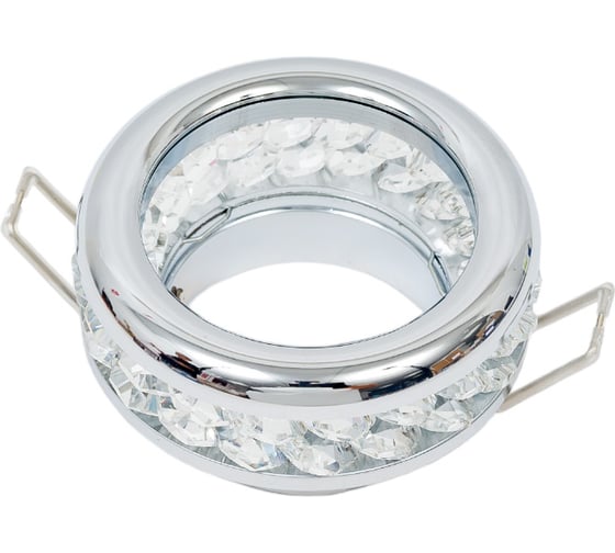 Изображение товара Светильник Светкомплект AG 61 CHR/WH с декоративным стеклом AG61CHR/CL