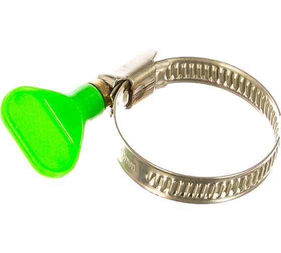 Изображение товара Обжимной хомут из нержавеющей стали Tech-Krep 25х40 с бабочкой 1шт - ярлык 112847