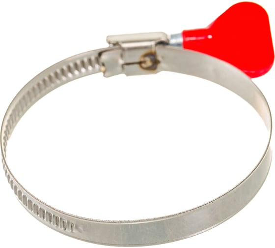 Изображение товара Хомут обжимной из нержавеющей стали с бабочкой, 40-60 мм, 1 шт на ярлыке Zitar 112850