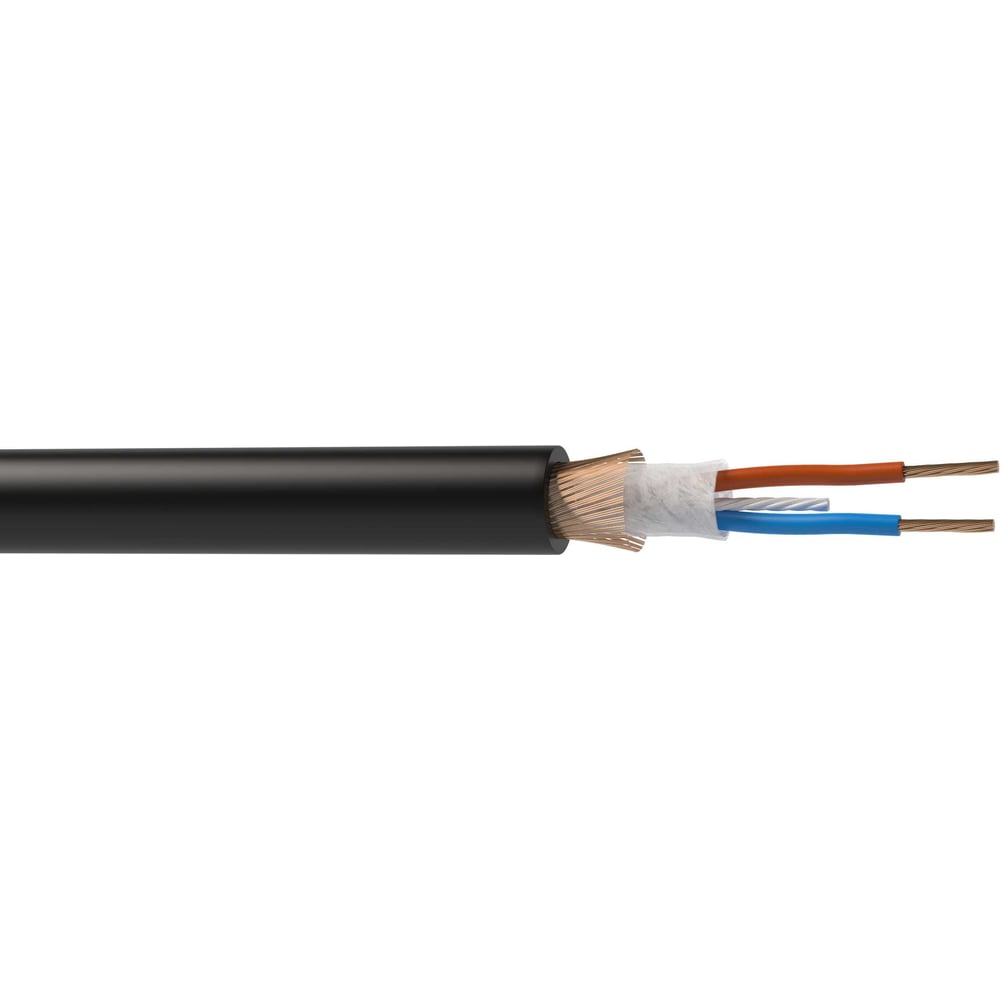 Балансный микрофонный кабель Wize WMC24100FP 100 м, 24 AWG, 0.22 мм2, диаметр 6.0 мм, экран, медь, 28x0.1 мм, бухта 139464