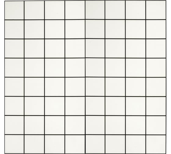 Изображение товара Самоклеящаяся ПВХ плитка LAKO МИНИ комплект 10 шт., Белая плитка, 32 класс, толщина 2 мм, 1.8 м2 LKD-PH005-MINI10