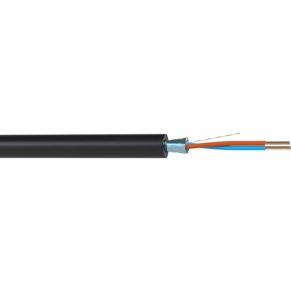 Балансный микрофонный кабель Wize WMC20300P 300 м, 20 AWG, 0.5 мм2, диаметр 6.7 мм, экран, медь, 28x0.15 мм, черный, бухта 139474