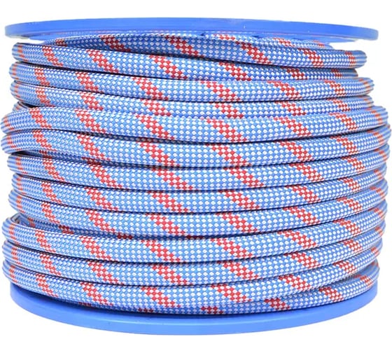 Изображение товара Высокопрочная статическая страховочная веревка АзотХимФортис FORTIS-static ПА, диаметр 11 мм, 48 прядей, кН28, тип А 462219-100