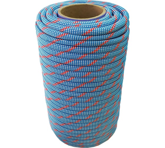 Изображение товара Высокопрочная статическая страховочная веревка АзотХимФортис FORTIS-static ПА, диаметр 10 мм, 48 прядей, кН25, Тип А 462209-200