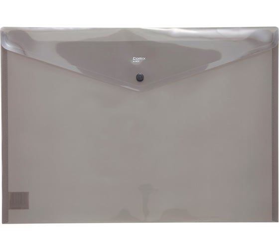 Изображение товара Папка-конверт COMIX BLAZE на кнопке А3 серая A1852 GR